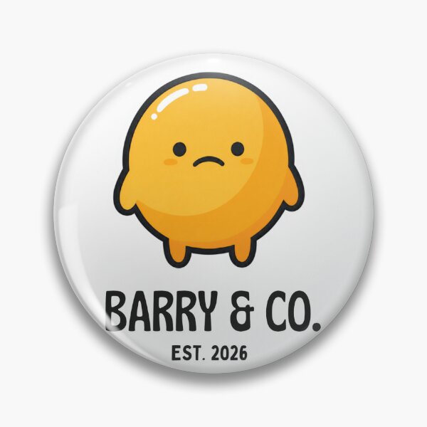Item preview, Barry & Co., Cute Grumpy Cartoon Logo designed and sold by Voodcrafts.