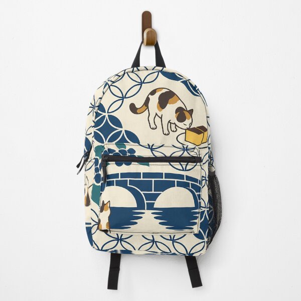 Item preview, Nagasaki Cats Japanese Shippo Pattern designed and sold by DAYAMA Japan.
