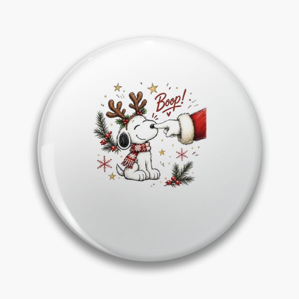 Item preview, Boop Christmas Reindeer Dog Holiday Humor designed and sold by ViniBall.