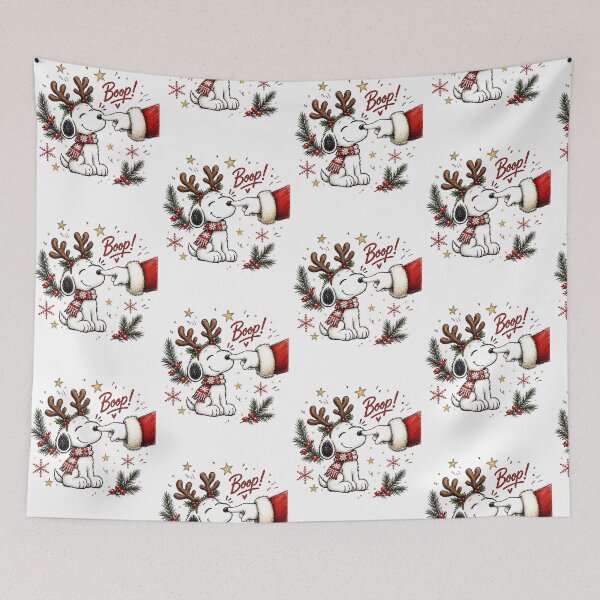 Item preview, Boop Christmas Reindeer Dog Holiday Humor designed and sold by ViniBall.