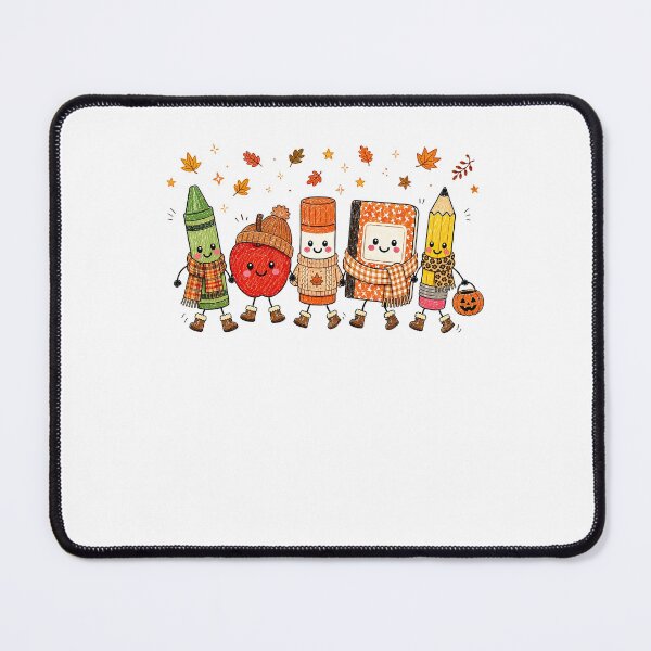 Item preview, Autumn Teacher Pencil Apple Crayon Cozy Classroom designed and sold by Glow-Paw-Studio.