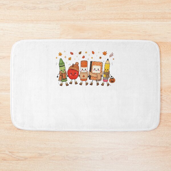 Item preview, Autumn Teacher Pencil Apple Crayon Cozy Classroom designed and sold by Glow-Paw-Studio.