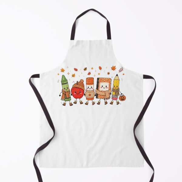 Item preview, Autumn Teacher Pencil Apple Crayon Cozy Classroom designed and sold by Glow-Paw-Studio.