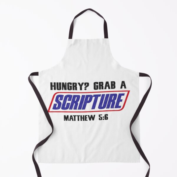 Item preview, Hungry Grab A Scripture Matthew 56 – Bold Christian Quote Design designed and sold by EatPrayLive.