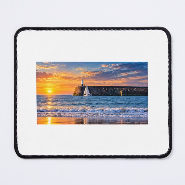 Item preview, Sunset Sail by Porthcawl Lighthouse designed and sold by Jinxyboy1908.