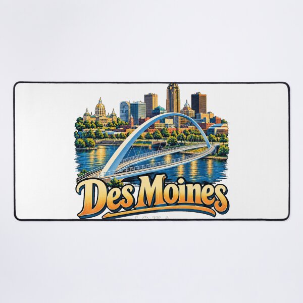 Item preview, Vintage Des Moines Iowa Travel Souvenir Landmark Gift designed and sold by MichaeIRellov.