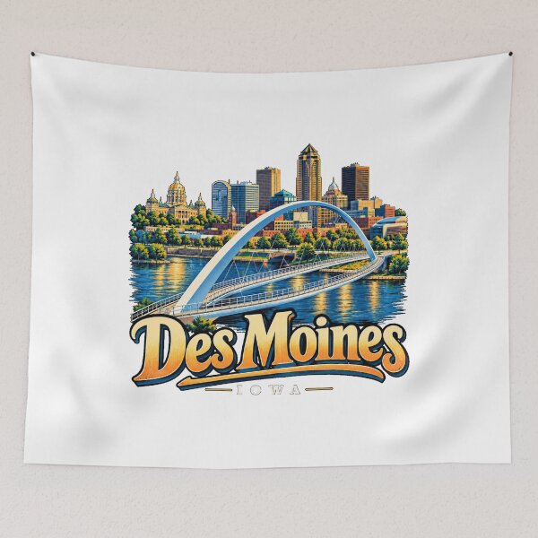 Item preview, Vintage Des Moines Iowa Travel Souvenir Landmark Gift designed and sold by MichaeIRellov.