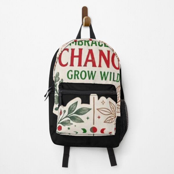Item preview, Embrace The Change Grow Wild - Red Autumn Botanical Wreath designed and sold by Salma.Store.