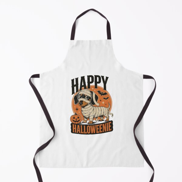Item preview, Happy Halloweenie Mummy Dachshund Vintage Halloween designed and sold by Jack n' Sally's.