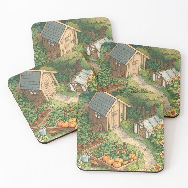 Item preview, Cozy Pixel Garden Patch | Cute Retro Gardening Art designed and sold by Pixel8Prints.