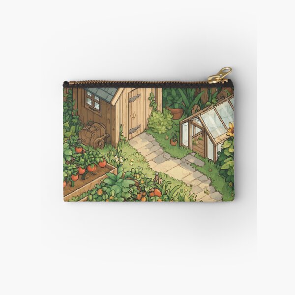 Item preview, Cozy Pixel Garden Patch | Cute Retro Gardening Art designed and sold by Pixel8Prints.