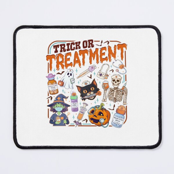 Item preview, Trick or Treatment Halloween Nurse Medical Horror designed and sold by OddPopARt.