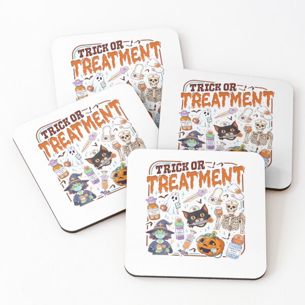 Item preview, Trick or Treatment Halloween Nurse Medical Horror designed and sold by OddPopARt.