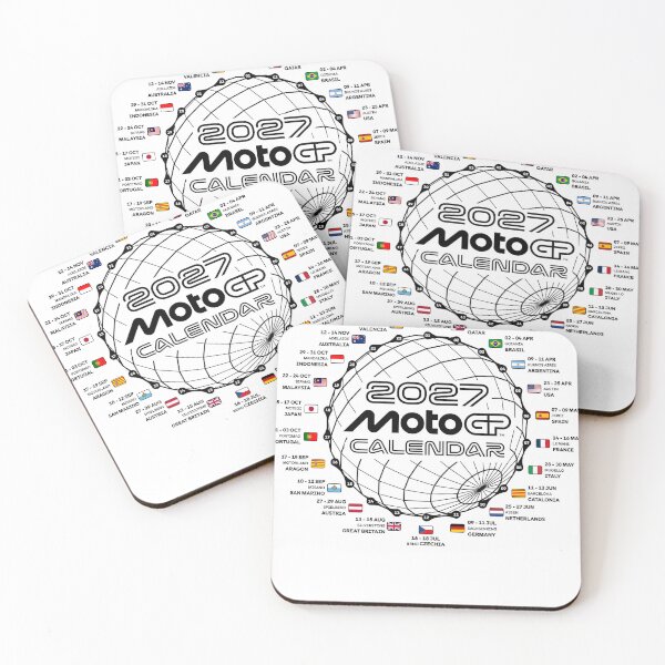 Item preview, MotoGP 2027 World Tour – Race Calendar Country Flags Design designed and sold by Stotee.