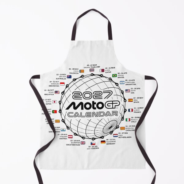 Item preview, MotoGP 2027 World Tour – Race Calendar Country Flags Design designed and sold by Stotee.