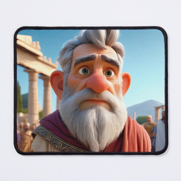 Item preview, Old Fart as an ancient Greek designed and sold by Colin Bentham.