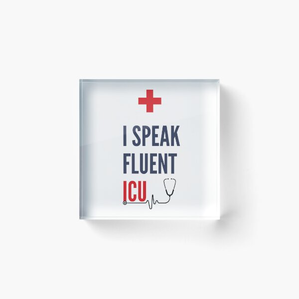Item preview, I Speak Fluent ICU designed and sold by simonrice14.