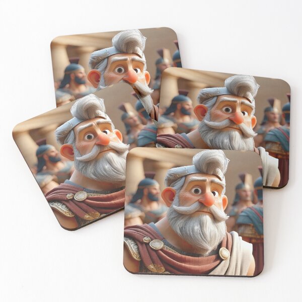 Item preview, Old Fart as an ancient Greek designed and sold by Colin Bentham.