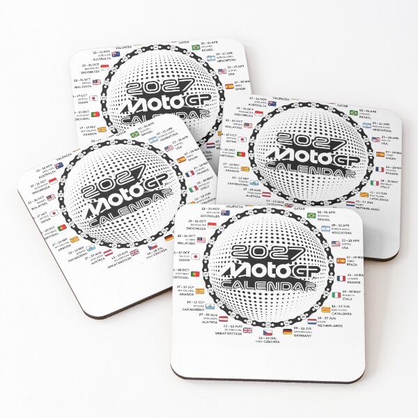 Item preview, MotoGP 2027 World Tour – Race Calendar Country Flags Design designed and sold by Stotee.