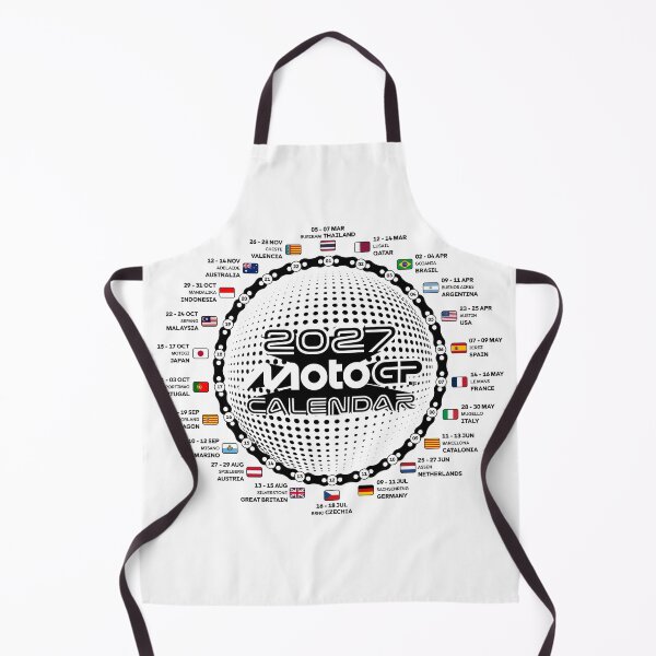 Item preview, MotoGP 2027 World Tour – Race Calendar Country Flags Design designed and sold by Stotee.