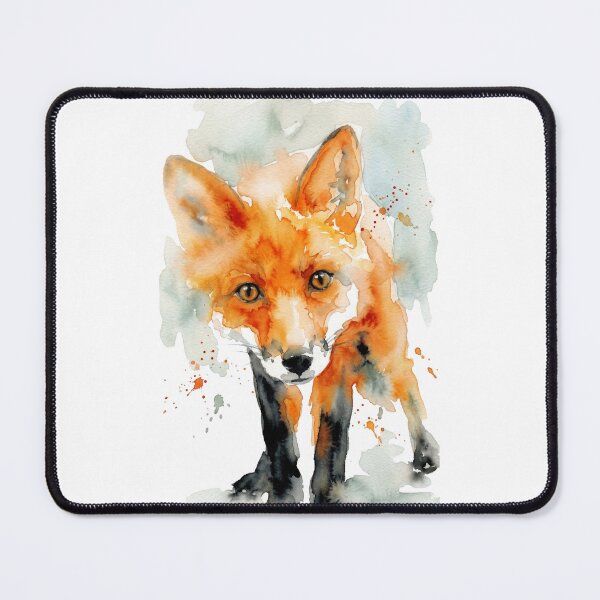 Item preview, Curious Fox, Orange and Black designed and sold by caracatita75.