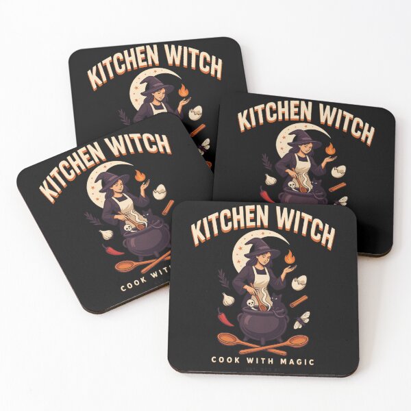 Item preview, Kitchen Witch Cook With Magic Halloween Design Graphic Tee v15 designed and sold by DarylWelsh2024.
