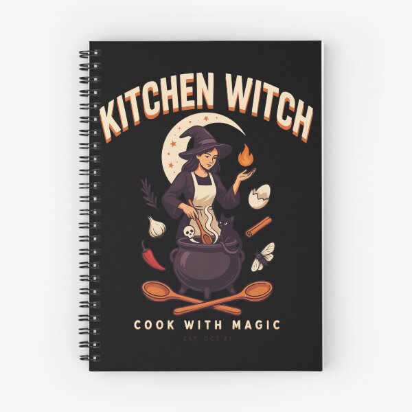 Item preview, Kitchen Witch Cook With Magic Halloween Design Graphic Tee v15 designed and sold by DarylWelsh2024.