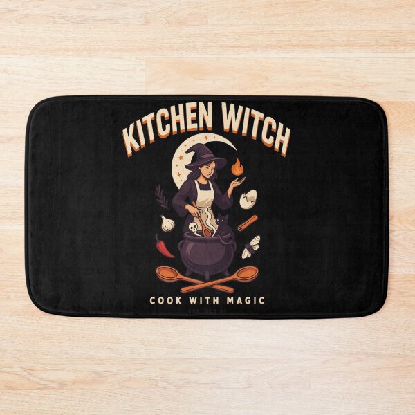Item preview, Kitchen Witch Cook With Magic Halloween Design Graphic Tee v15 designed and sold by DarylWelsh2024.