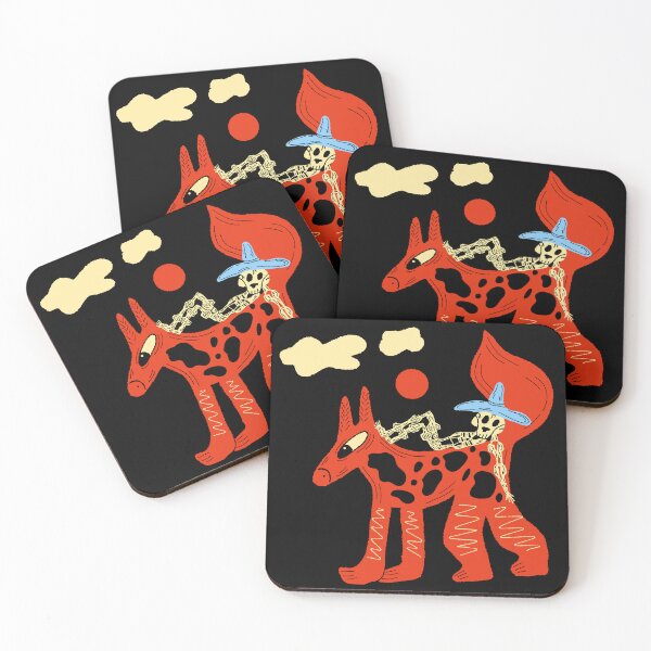 Item preview, Red Fox & Skeleton designed and sold by adamstav-prints.