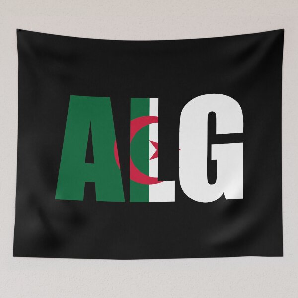 Item preview, Algeria Flag Initials DZ designed and sold by shitpostee.