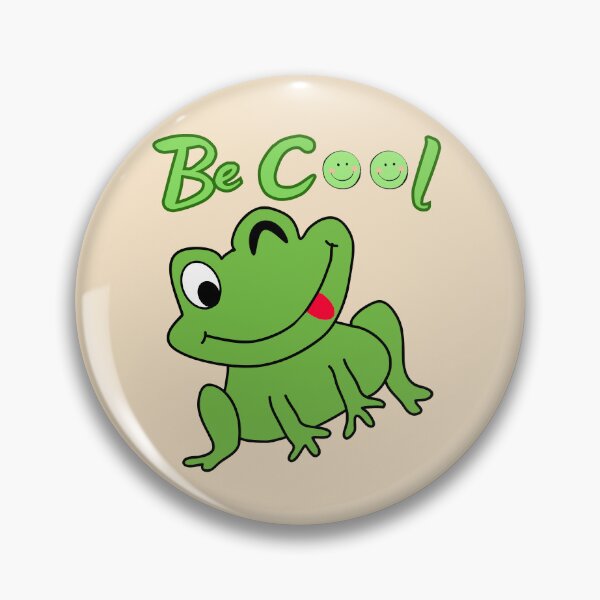 Item preview, Be Cool Cute Winking Frog Funny Positive Quote Animal Lover Gift designed and sold by Evelashop.