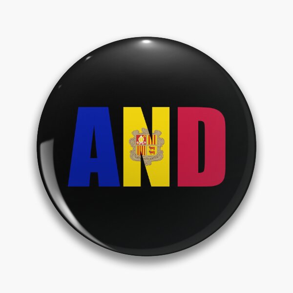 Item preview, Andorra Flag Initials AD designed and sold by shitpostee.