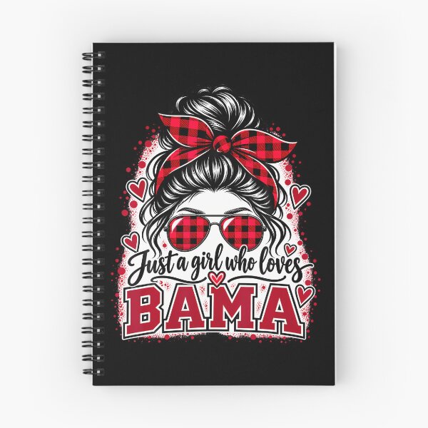 Item preview, Bama Alabama Women Girls Messy Bun Hair Alabama State Pride designed and sold by Alzasshop.