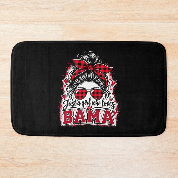 Item preview, Bama Alabama Women Girls Messy Bun Hair Alabama State Pride designed and sold by Alzasshop.