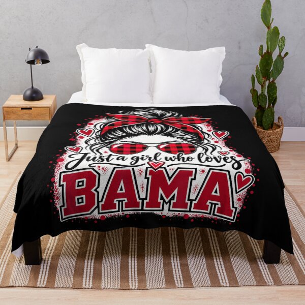 Item preview, Bama Alabama Women Girls Messy Bun Hair Alabama State Pride designed and sold by Alzasshop.