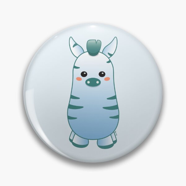 Item preview, Cute Pastel Baby Zebra - Kawaii Chibi illustration designed and sold by Agamaji.
