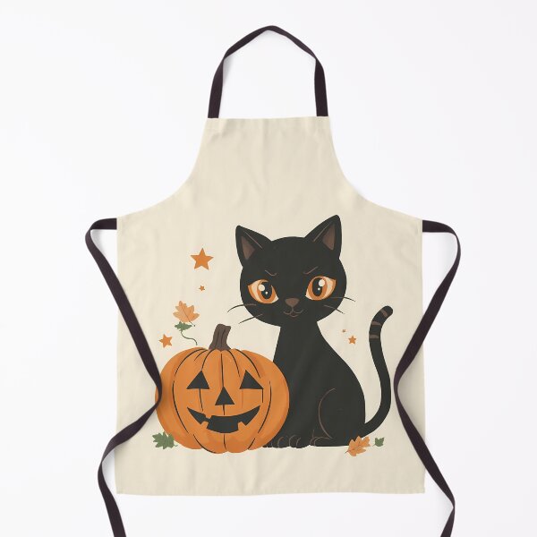 Item preview, Spooky Season Black Cat and Jack-o'-Lantern - Cute Halloween Sticker designed and sold by Lu7u.