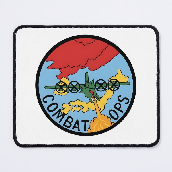 Item preview, USAF Fifth Air Force Combat Operations Dragon Crosshairs Patch designed and sold by CharlieDesings.
