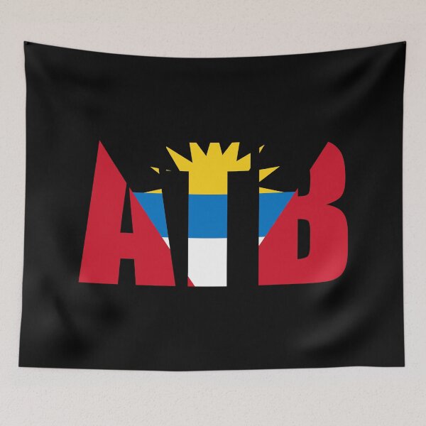 Item preview, Antigua And Barbuda Flag Initials AG designed and sold by shitpostee.