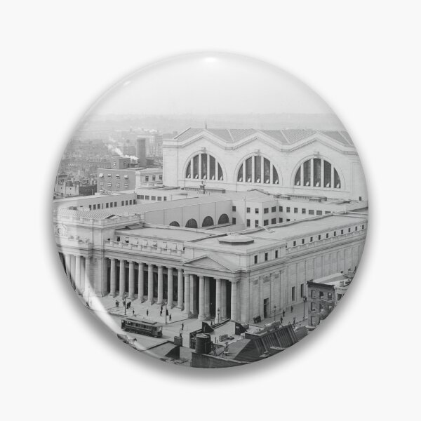 Item preview, Vintage Photograph Showing a Birds-Eye View of Original Penn Station Circa 1915, New York, New York designed and sold by Astrid Arkhangelsky.