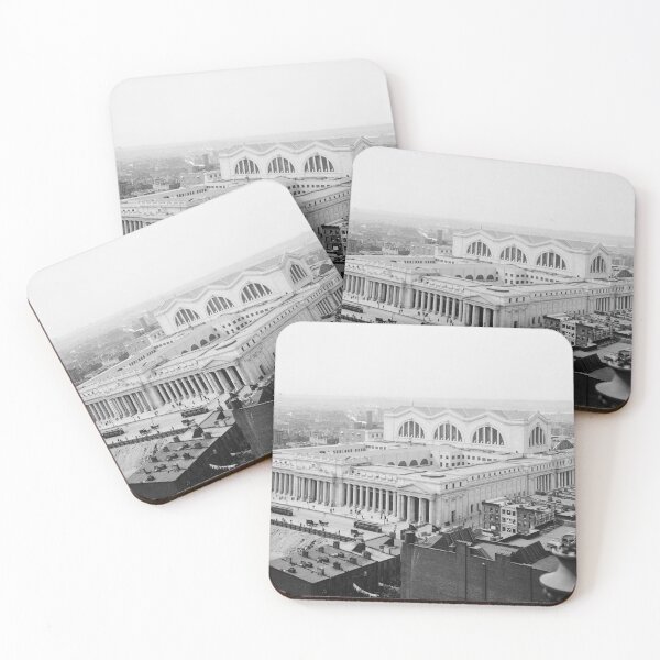 Item preview, Vintage Photograph Showing a Birds-Eye View of Original Penn Station Circa 1915, New York, New York designed and sold by Astrid Arkhangelsky.
