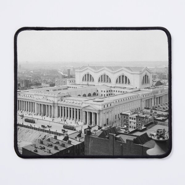 Item preview, Vintage Photograph Showing a Birds-Eye View of Original Penn Station Circa 1915, New York, New York designed and sold by Astrid Arkhangelsky.