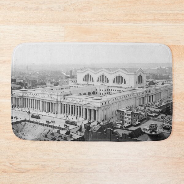 Item preview, Vintage Photograph Showing a Birds-Eye View of Original Penn Station Circa 1915, New York, New York designed and sold by Astrid Arkhangelsky.