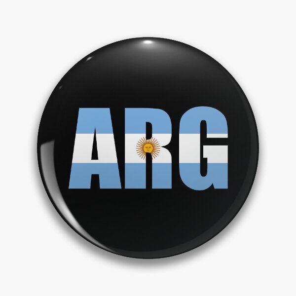 Item preview, Argentina Flag Initials AR designed and sold by shitpostee.