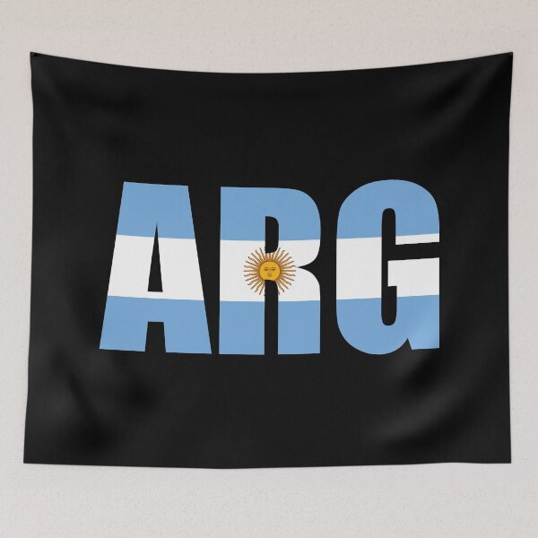 Item preview, Argentina Flag Initials AR designed and sold by shitpostee.