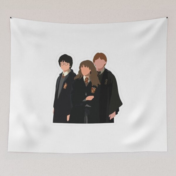 Item preview, Harry Potter Trio Minimalist Vector Art Sticker Design designed and sold by 4U---Store.