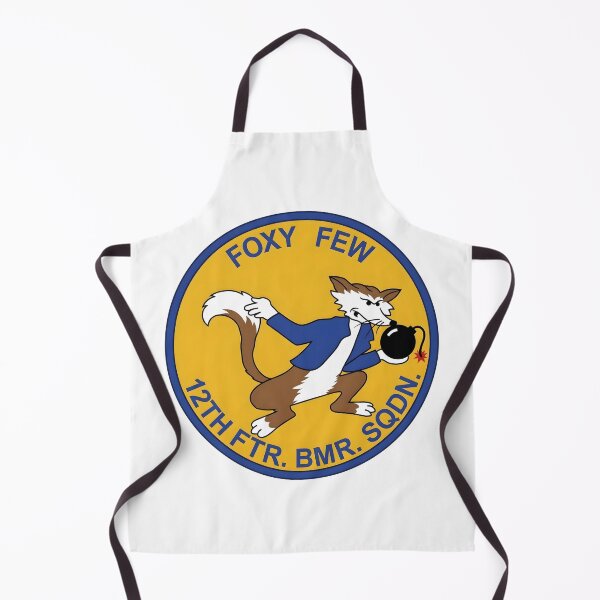 Item preview, USAF 12th Fighter Bomber Squadron Foxy Few Patch designed and sold by CharlieDesings.