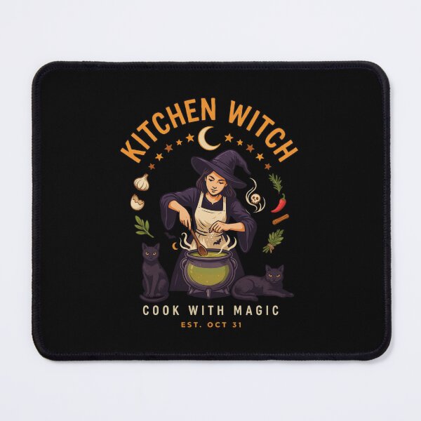 Item preview, Kitchen Witch Cook With Magic Halloween Design Graphic Tee v16 designed and sold by DarylWelsh2024.