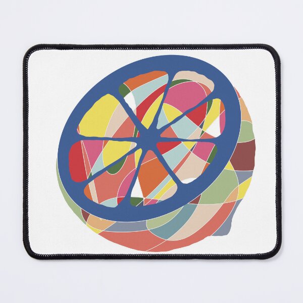 Item preview, Multicolour Mosaic Citrus Slice - Colourful Fruit Illustration designed and sold by iampaulmorris.