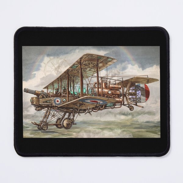 Item preview, Steampunk Fantasy Aircraft Illustration designed and sold by ArtworkNorth.